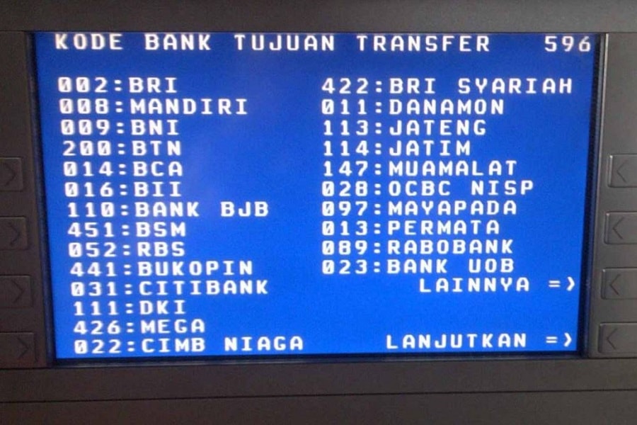  Kode Bank BNI BCA MANDIRI BRI Seluruh Indonesia
