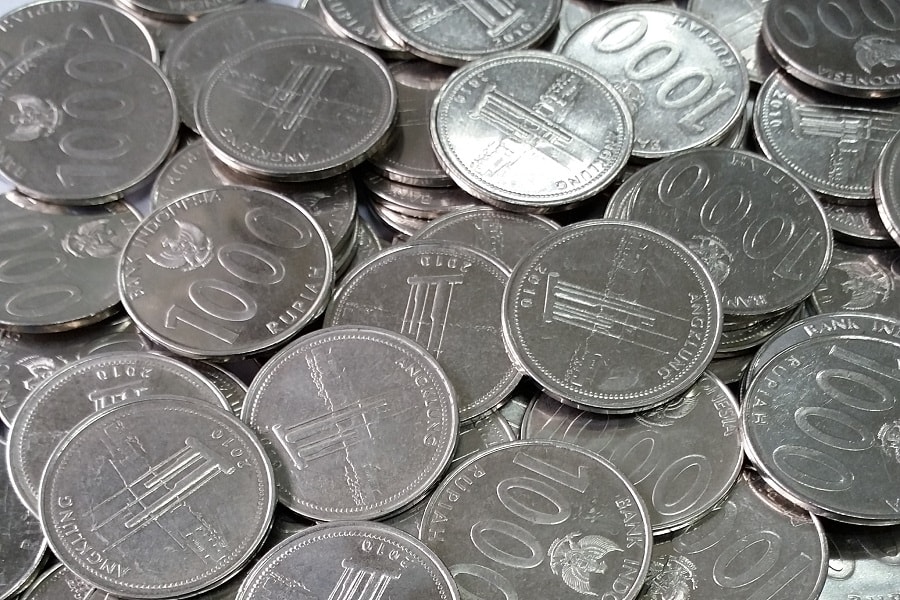 Bahan pembuatan uang logam rupiah Indonesia