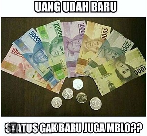 meme uang baru Indonesia yang diluncurkan kemarin